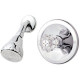 Homewerks Worldwide 210519 Shower Faucet + Showerhead, Acrylic Handle, Chrome