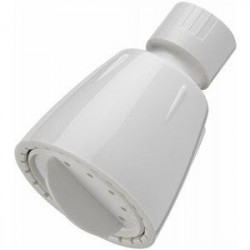 Homewerks Worldwide 228619 Shower Head, Fixed Mount, White