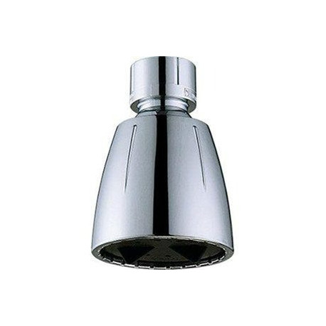 Homewerks Worldwide 228634 Shower Head, Fixed Mount, Adjustable Spray, Chrome-Plated Plastic
