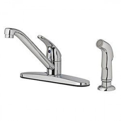 Homewerks Worldwide 24210 Kitchen Faucet With Side Spray, Single Lever