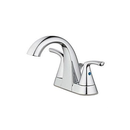 Homewerks Worldwide 24211 Centerset Lavatory Faucet With Pop-Up, 2 Zinc Lever Handles