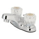 Homewerks Worldwide 24243 Lavatory Faucet, 2 Acrylic Handles, Chrome