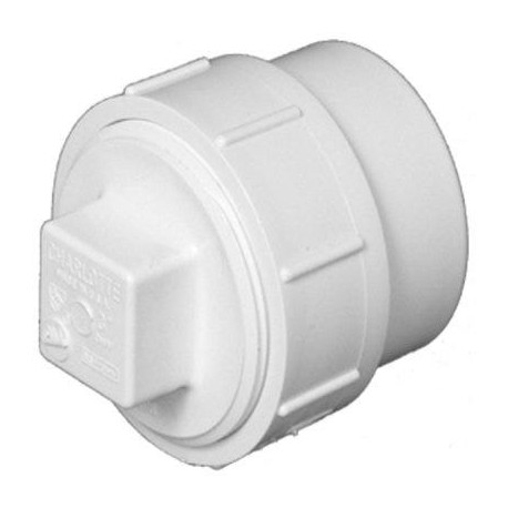 Charlotte Pipe & Foundry Company PVC 00105X Schedule 40 DWV Fitting Cleanout With Plug