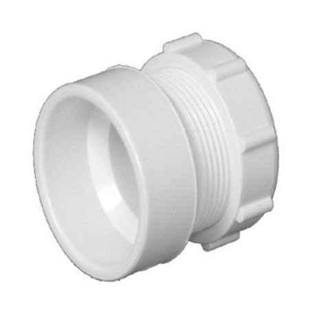 Charlotte Pipe & Foundry Company PVC 00104R 0600HA Schedule 40 DWV Female Trap Adapter, Hub x Slip Joint Nut
