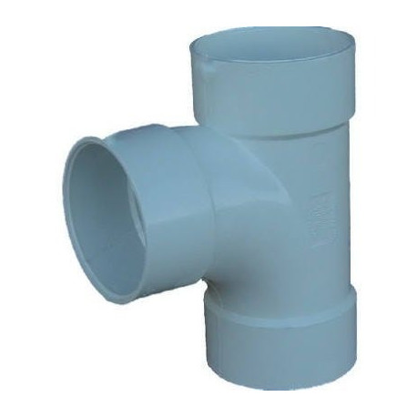 Charlotte Pipe & Foundry Company PVC 01400 0600HA Schedule 30 PVC DWV Sanitary Tee, 3 in