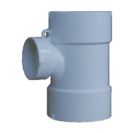 Charlotte Pipe & Foundry Company PVC 01401 0600HA Schedule 30 PVC DWV Reducing Sanitary Tee, 3 x 1-1/2 in