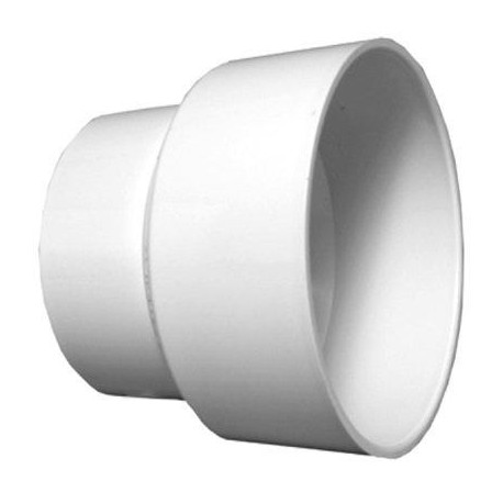 Charlotte Pipe & Foundry Company PVC 00102 Schedule 40 DWV Reducing Pipe Coupling, PVC
