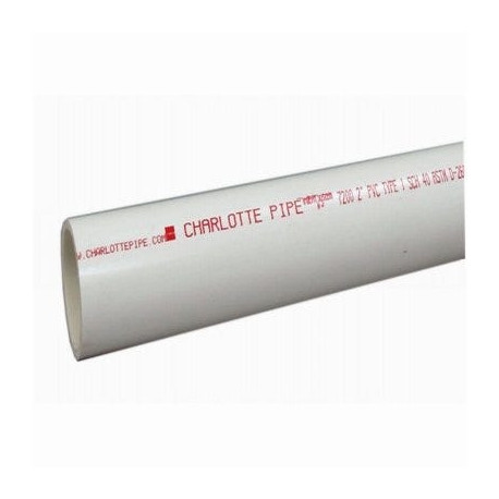 Charlotte Pipe & Foundry Company PVC 0400 Schedule 40 PVC Pipe, 600 PSI