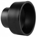 Charlotte Pipe & Foundry Company ABS 00102 0800HA ABS/DWV Coupling, Hub x Hub, 3 x 1-1/2 in