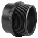 Charlotte Pipe & Foundry Company ABS 00103 1000HA ABS/DWV Fitting Adapter, Spigot x MIP, 2 in