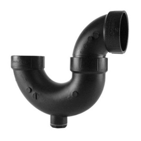 Charlotte Pipe & Foundry Company ABS 00707X 0 ABS/DWV P-Trap With Clean Out