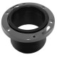 Charlotte Pipe & Foundry Company ABS 00811 0800HA ABS/DWV Closet Flange, Hub End, Adjustable Ring, 4 in