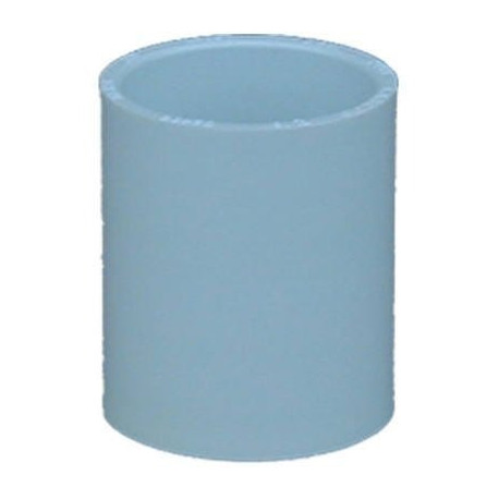 Charlotte Pipe & Foundry Company PVC 02100D 0800HA Schedule 40 PVC Pressure Extended Socket Coupling, 3/4 in