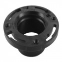 Charlotte Pipe & Foundry Company ABS 00815 0600HA ABS/DWV Closet Pipe Flange Hub End, 4 x 3 in