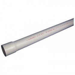 Charlotte Pipe & Foundry Company PVC09400B0600 Schedule 40 DWV PVC Pipe, Well Casing, 4 in x 20 ft