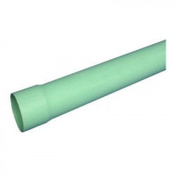 Charlotte Pipe & Foundry Company S/M060060600 PVC Sewer & Drain Pipe, Solid Wall, 6 in x 10 ft