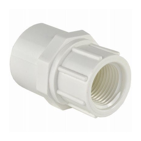 Charlotte Pipe & Foundry Company PVC 02101 3 Schedule 40 Pipe Adapter, Reducing, Slip x FPT, White