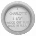 Charlotte Pipe & Foundry Company PVC 00131 0600HA Schedule 40 DWV/PVC Pipe Test Cap, 1-1/2 in