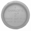 Charlotte Pipe & Foundry Company PVC 00131 0800HA Schedule 40 DWV PVC Test Cap, White, 2 in