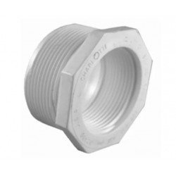 Charlotte Pipe & Foundry Company PVC 02112 2400HA Schedule 40 Reducing Pipe Bushing, White