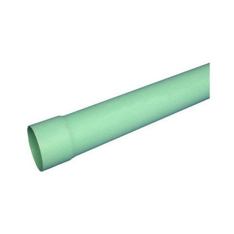 Charlotte Pipe & Foundry Company S/M060040600 PVC Sewer & Drain Pipe, Solid Wall, 4 in x 10 ft