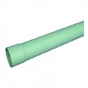 Charlotte Pipe & Foundry Company S/M060040600 PVC Sewer & Drain Pipe, Solid Wall, 4 in x 10 ft