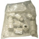 Charlotte Pipe & Foundry Company PVC 02109C 0600HA Schedule 40 PVC Pressure Male Adapter, 1/2 in, 10 Pack.
