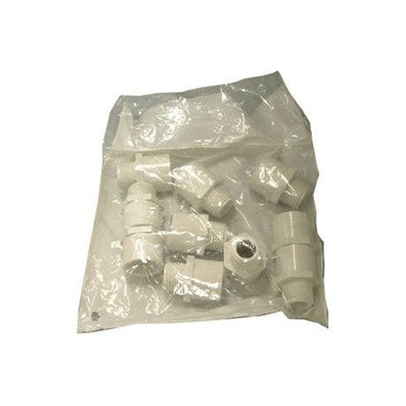 Charlotte Pipe & Foundry Company PVC 02109C 0600HA Schedule 40 PVC Pressure Male Adapter, 1/2 in, 10 Pack.