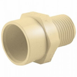 Charlotte Pipe & Foundry Company CTS 02110 0600HA CPVC Reduce MIP Adapter, 3/4 x 1/2 in