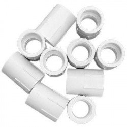 Charlotte Pipe & Foundry Company PVC 02101C 0 Schedule 40 PVC Pressure Pipe Adapter, 10 Pack