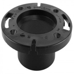 Charlotte Pipe & Foundry Company ABS 00800S 0600HA ABS/DWV Closet Flange, Hub End, 4 x 3 in