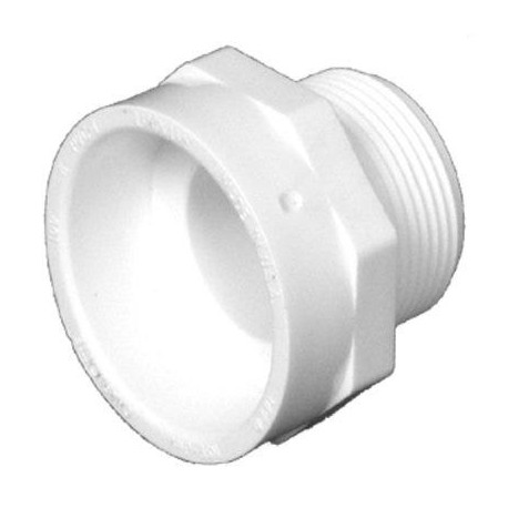 Charlotte Pipe & Foundry Company PVC 00109 1 Schedule 40 DWV Pipe Adapter, PVC, MPT