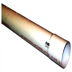 Charlotte Pipe & Foundry Company PVC30030P0800 PVC Perforated Sewer & Drain Pipe, 3 in x 10 ft