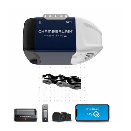 Chamberlain 102236 Chain Drive Wifi Garage Door Opener, 1 LGT