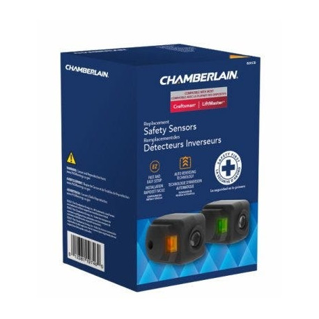 Chamberlain 232188 Replacement Garage Door Safety Sensor, 2 Pack.