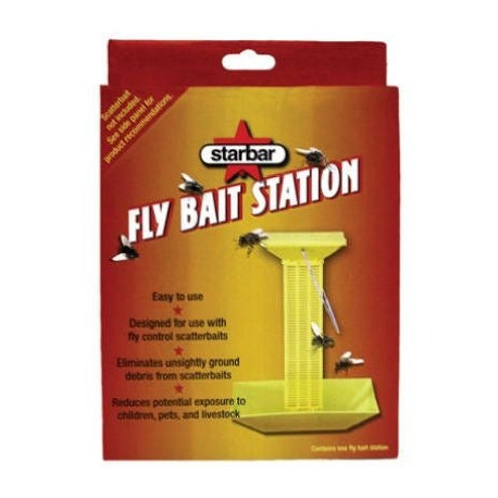 Starbar 828754 Fly Bait Station For Use With Fly Control Scatter Baits
