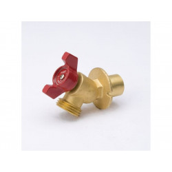 BK Products 108-553HN ProLine Flanged Sillcock, Brass, Quarter Turn, 1/2 & 3/4 In.