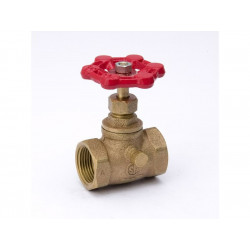 BK Products 220-2-12-12 Threaded Stop & Waste Valve, Lead-Free Brass, 1/2-In.