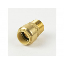 B&K LLC 6630-10 Push On Pipe Adapter, Copper x Male
