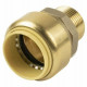 B&K LLC 6630-154 Push On Pipe Adapter, 3/4 x 1 In. Copper x Male