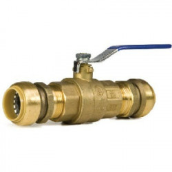 BK Products 1107-06 Push On Ball Valve, Low Lead