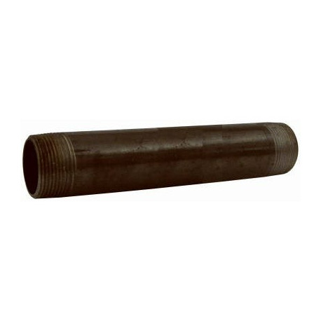 B&K LLC 581-1200HC Black Steel Pipe, Threaded, 1/4-In. x 10-Ft.