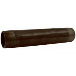 BK Products 582-1200HC Black Steel Pipe, Threaded, 3/8-In. x 10-Ft.
