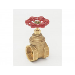 BK Products 100-408HC Threaded Gate Valve, Brass, 2-In.