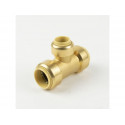 BK Products 6632-443 Push-On Pipe Tee, 3/4 x 3/4 x 1/2 In. Copper