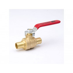 B&K LLC 107-34 Full-Port Ball Valve, Forged Brass, Pex Connection