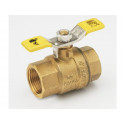 BK Products 107-82 Full-Port Ball Valve, Forged Brass, T-Handle, Female Pipe Thread