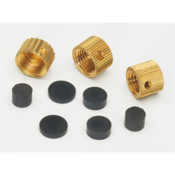 BK Products 888-221RP Replacement Drain Caps. 3-Pk.