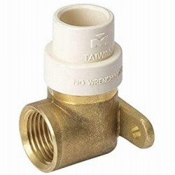BK Products 440-030NL Drop Ear Pipe Elbow, CPVC, 1/2 x 1/2 In.