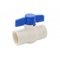 BK Products 107 Threaded Ball Valve, White PV
